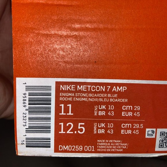 Nike Metcon 7 AMP Training Shoes Enigma Stone Boarder Blue DM0259-001 Mens main image 10